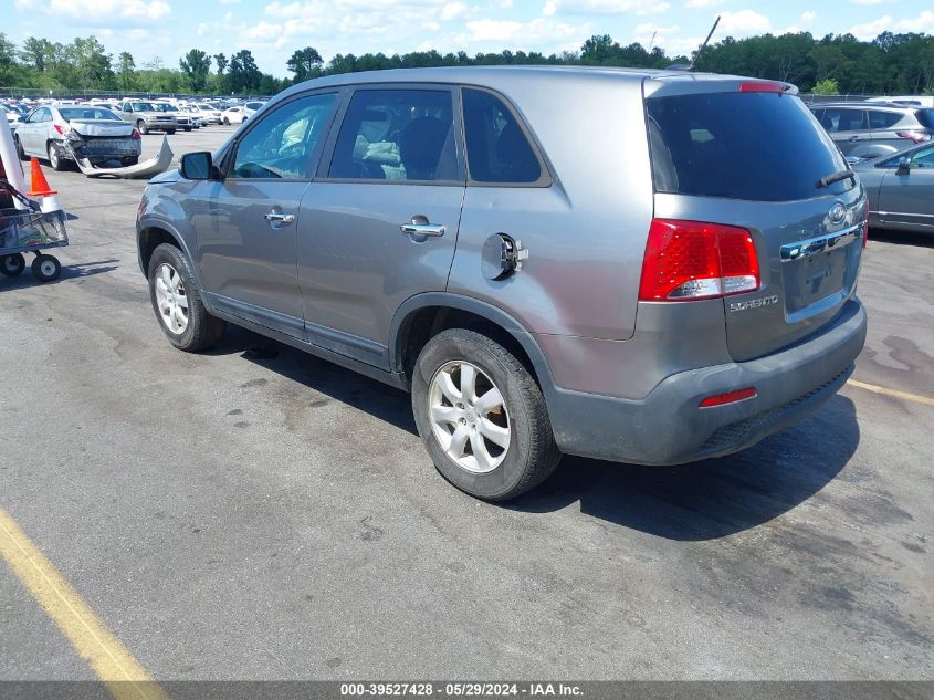 2011 Kia Sorento Lx VIN: 5XYKT3A15BG045196 Lot: 39527428