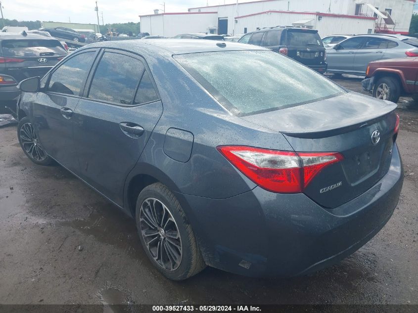 2015 Toyota Corolla S Plus VIN: 2T1BURHE2FC327256 Lot: 39527433