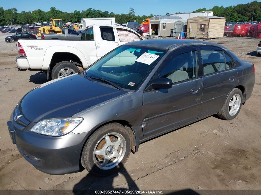 2004 Honda Civic Lx VIN: 2HGES15564H558318 Lot: 39527447