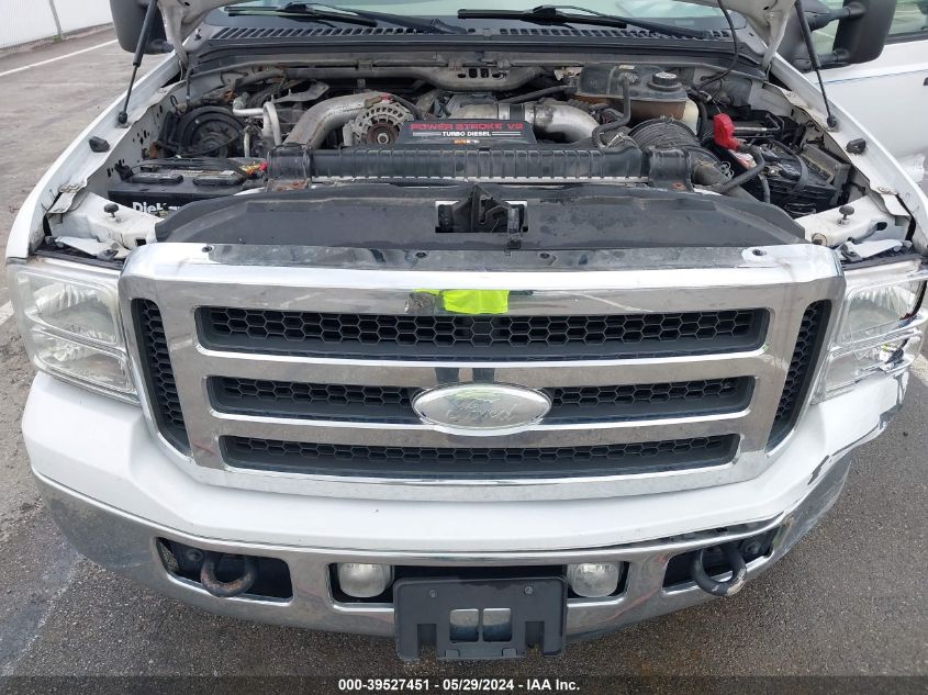 2005 Ford F-250 Lariat/Xl/Xlt VIN: 1FTSX20P05EA78057 Lot: 39527451