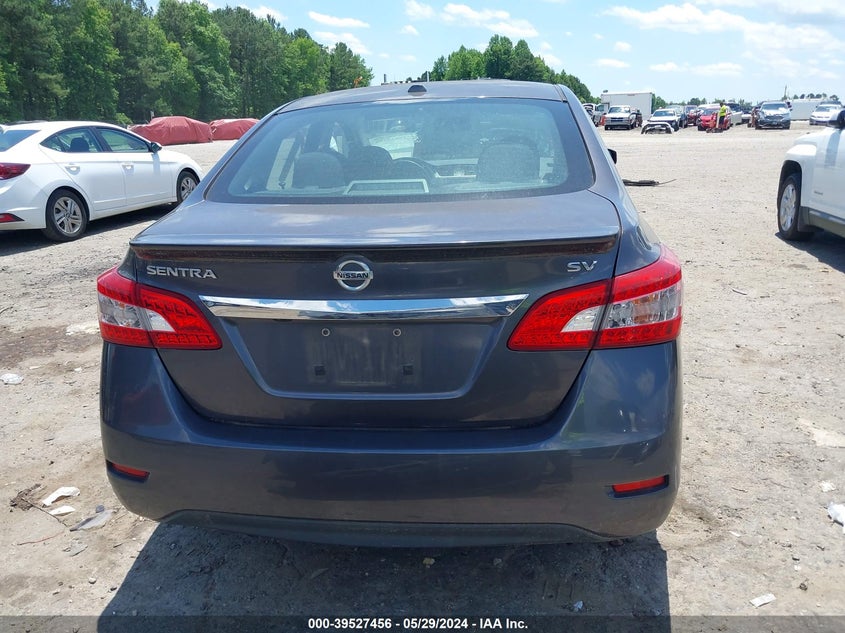 2015 Nissan Sentra Sv VIN: 3N1AB7AP1FY378185 Lot: 39527456