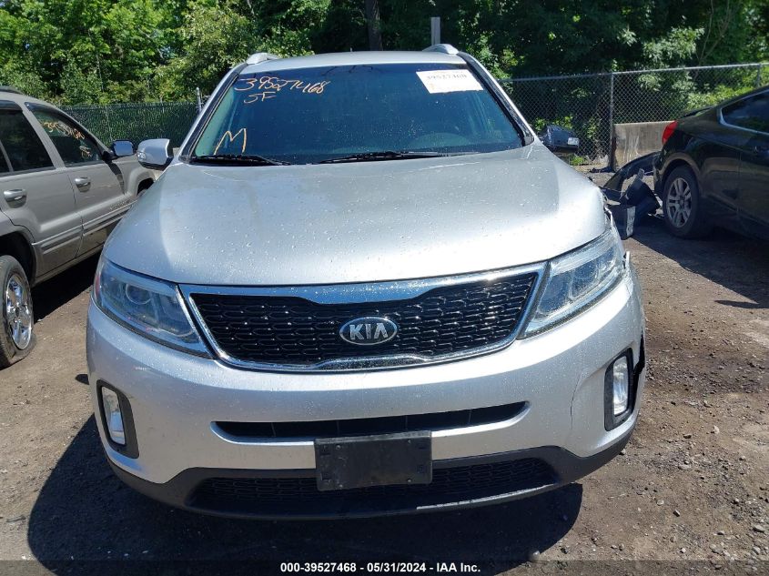 2014 Kia Sorento Lx VIN: 5XYKT3A64EG429812 Lot: 39527468