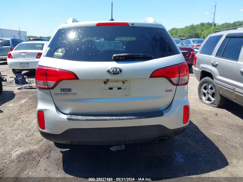 2014 Kia Sorento Lx VIN: 5XYKT3A64EG429812 Lot: 39527468