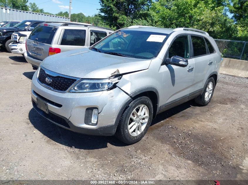 2014 Kia Sorento Lx VIN: 5XYKT3A64EG429812 Lot: 39527468