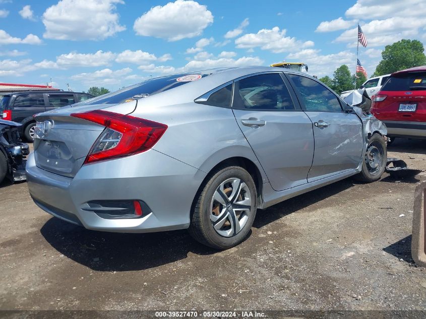 2018 Honda Civic Lx VIN: 19XFC2F51JE021271 Lot: 39527470