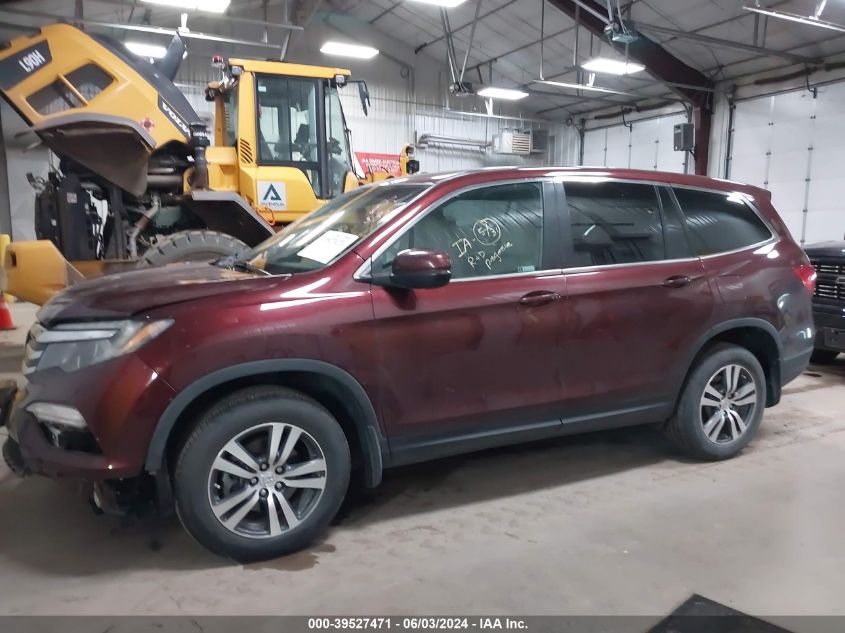 2018 Honda Pilot Ex VIN: 5FNYF6H30JB053674 Lot: 39527471