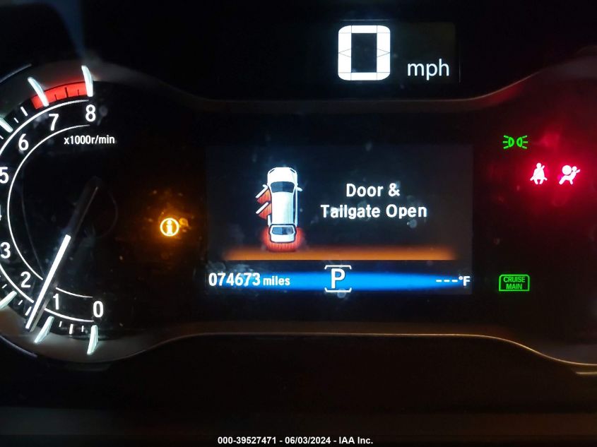 2018 Honda Pilot Ex VIN: 5FNYF6H30JB053674 Lot: 39527471