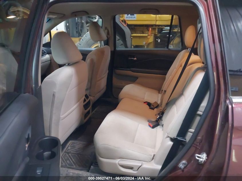 2018 Honda Pilot Ex VIN: 5FNYF6H30JB053674 Lot: 39527471