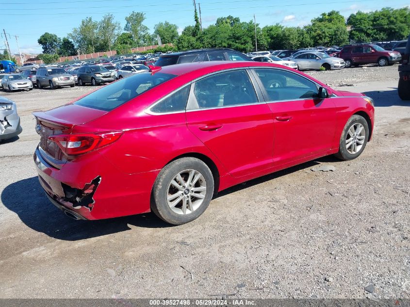 2017 Hyundai Sonata Se VIN: 5NPE24AF9HH452716 Lot: 39527498