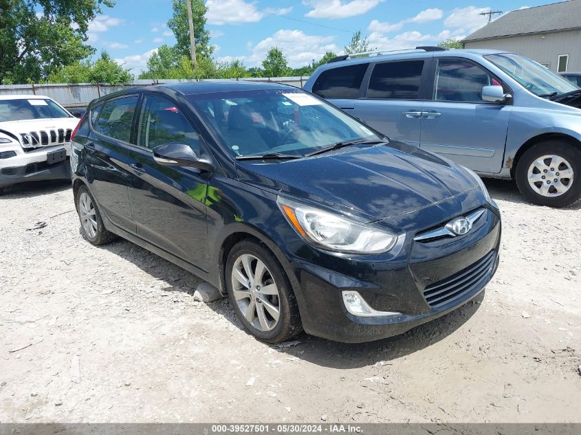 2013 Hyundai Accent Se VIN: KMHCU5AE5DU090684 Lot: 39527501