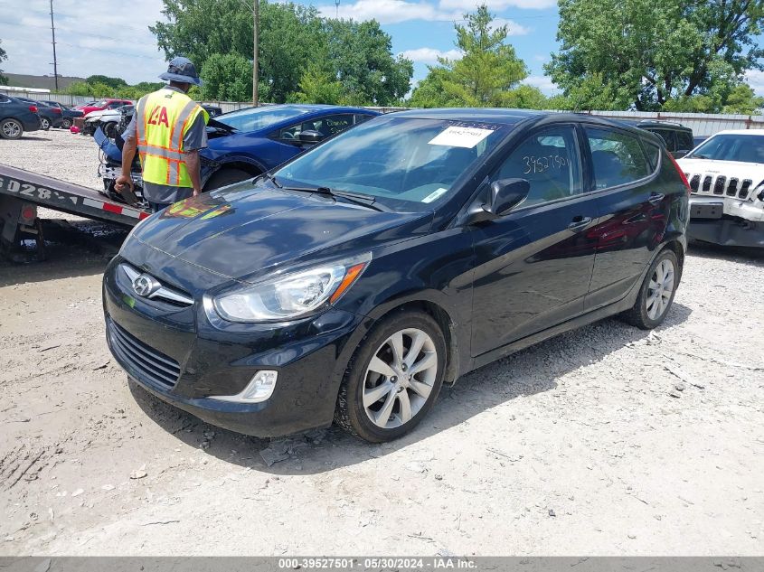 2013 Hyundai Accent Se VIN: KMHCU5AE5DU090684 Lot: 39527501