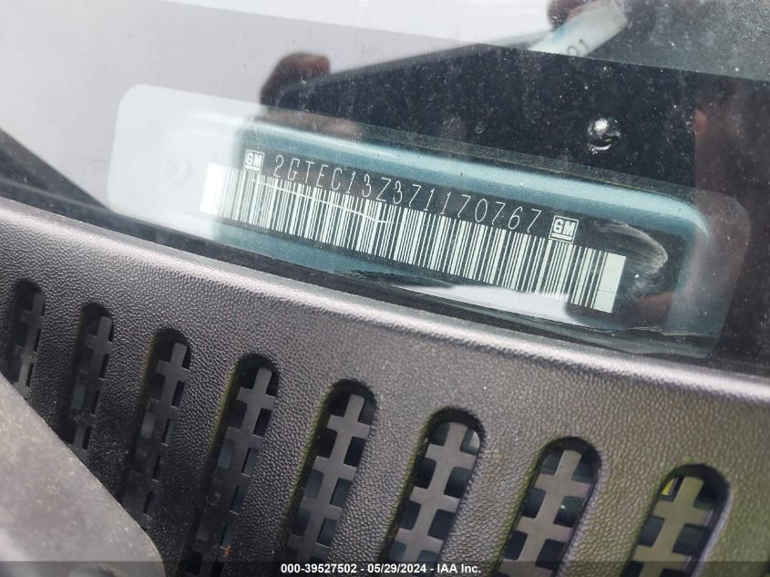2007 GMC Sierra 1500 Classic Sle2 VIN: 2GTEC13Z371170767 Lot: 39527502