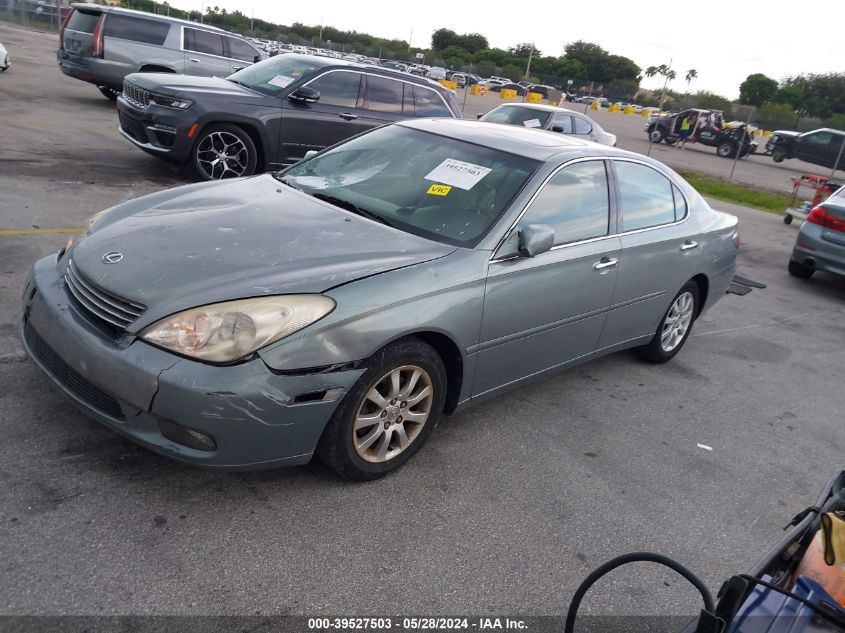 2003 Lexus Es 300 VIN: JTHBF30G436008107 Lot: 39527503