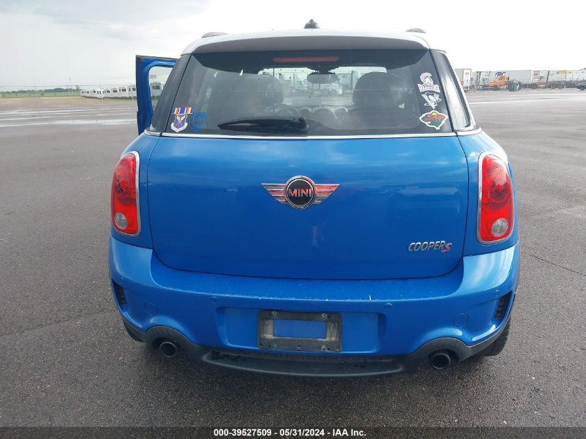2011 Mini Cooper S Countryman VIN: WMWZC5C51BWM10466 Lot: 39527509
