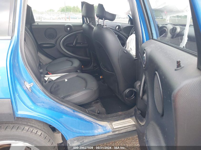 2011 Mini Cooper S Countryman VIN: WMWZC5C51BWM10466 Lot: 39527509