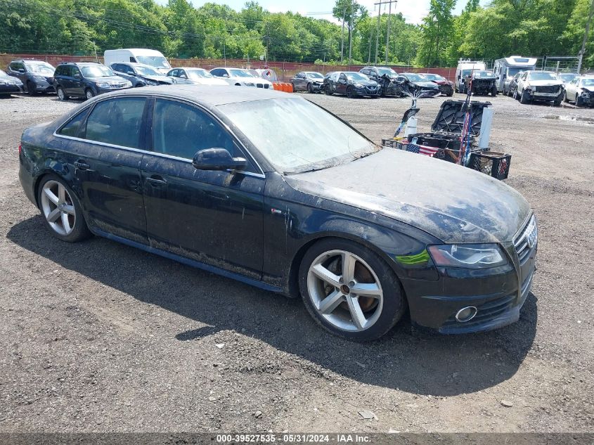 2012 Audi A4 2.0T Premium VIN: WAUHFAFL5CA112801 Lot: 39527535