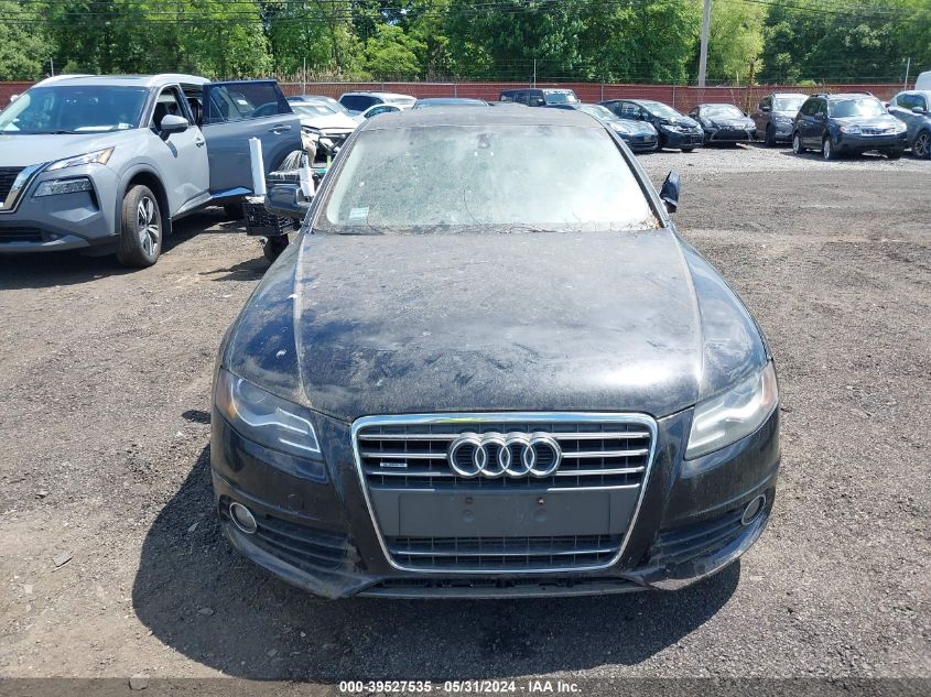 2012 Audi A4 2.0T Premium VIN: WAUHFAFL5CA112801 Lot: 39527535