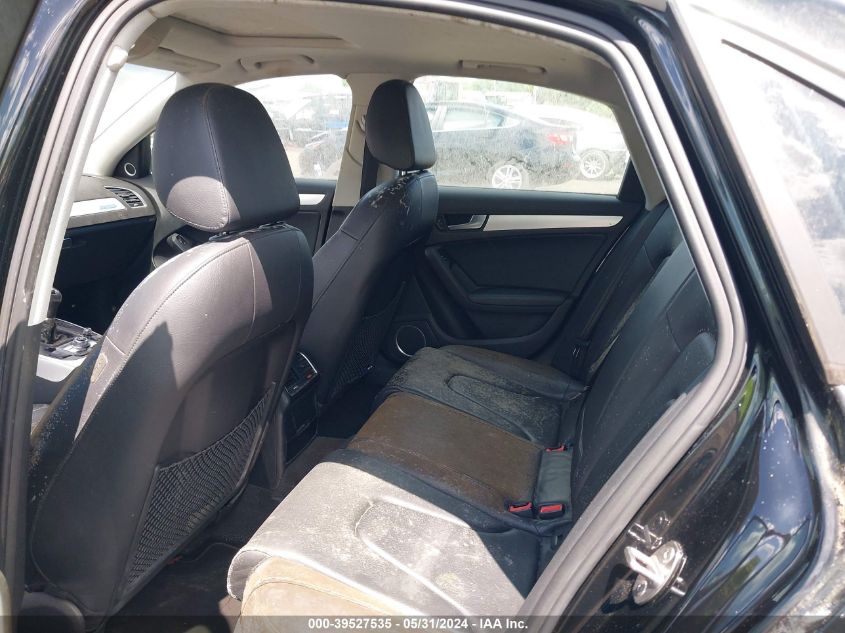 2012 Audi A4 2.0T Premium VIN: WAUHFAFL5CA112801 Lot: 39527535