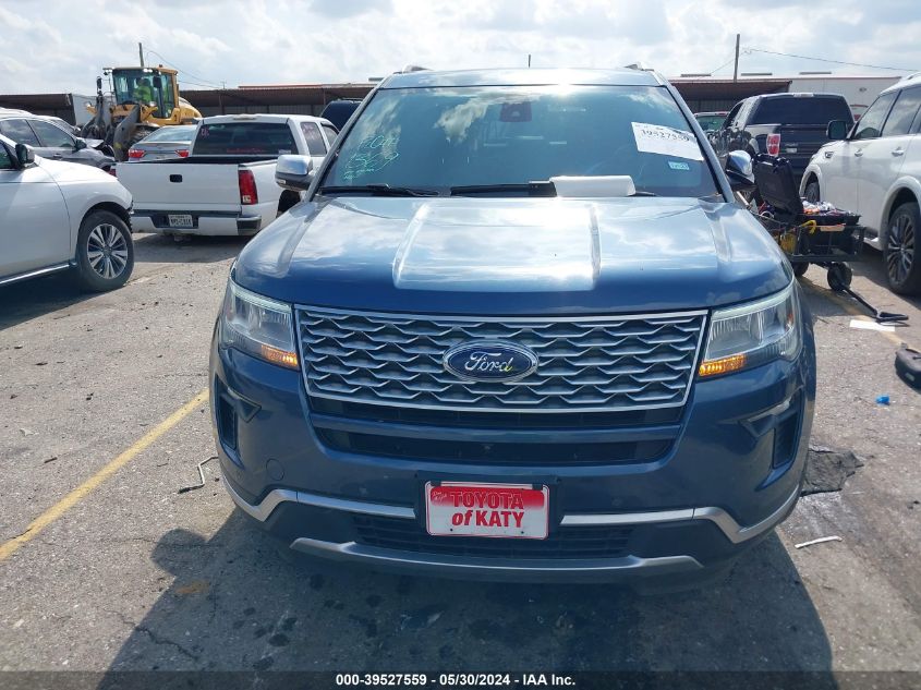 2018 Ford Explorer Platinum VIN: 1FM5K8HT4JGB99295 Lot: 39527559