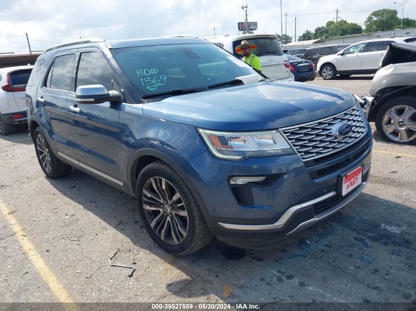 2018 Ford Explorer Platinum VIN: 1FM5K8HT4JGB99295 Lot: 39527559