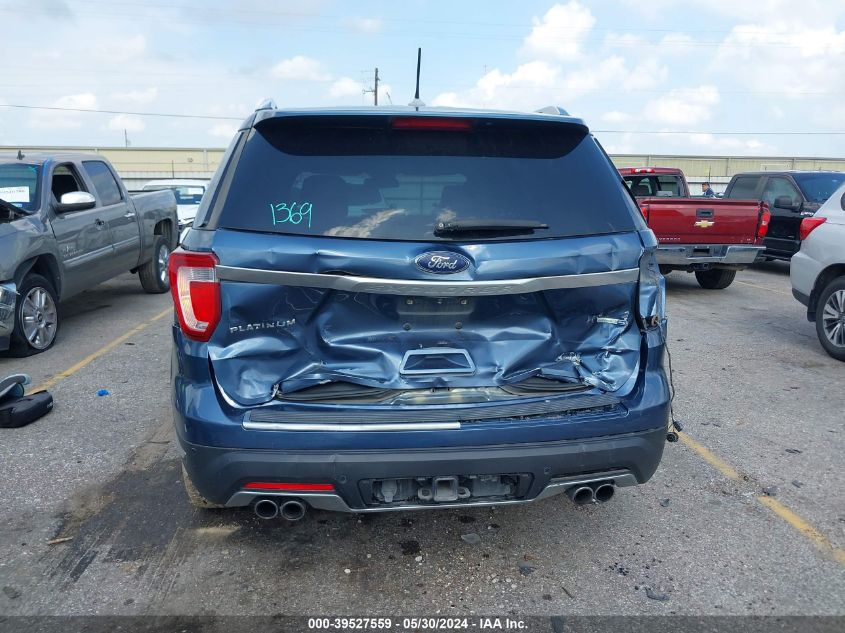 2018 Ford Explorer Platinum VIN: 1FM5K8HT4JGB99295 Lot: 39527559