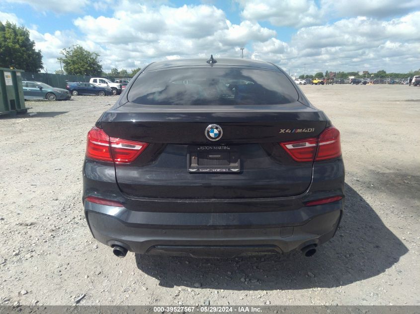 2017 BMW X4 M40I VIN: 5UXXW7C32H0U26259 Lot: 39527567