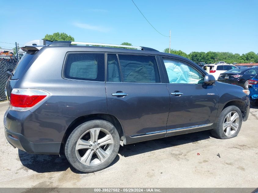2012 Toyota Highlander Limited V6 VIN: 5TDDK3EHXCS099262 Lot: 39527582