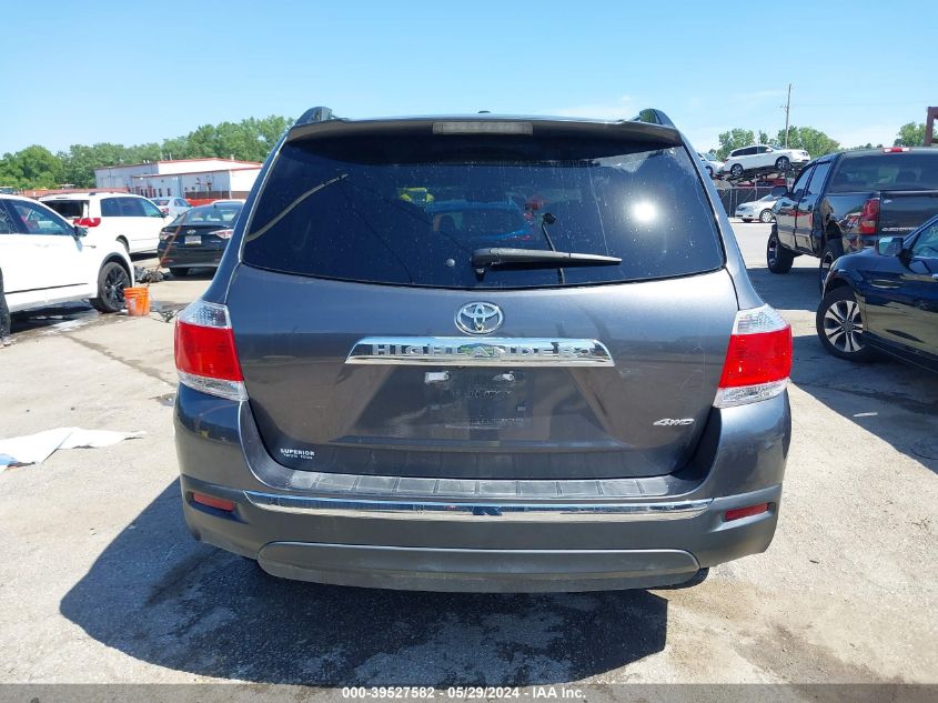 2012 Toyota Highlander Limited V6 VIN: 5TDDK3EHXCS099262 Lot: 39527582