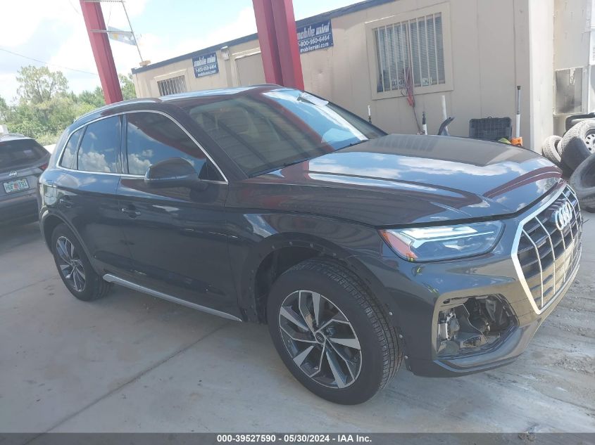 2021 Audi Q5 Premium Plus 45 Tfsi Quattro S Tronic VIN: WA1BAAFY7M2028486 Lot: 39527590