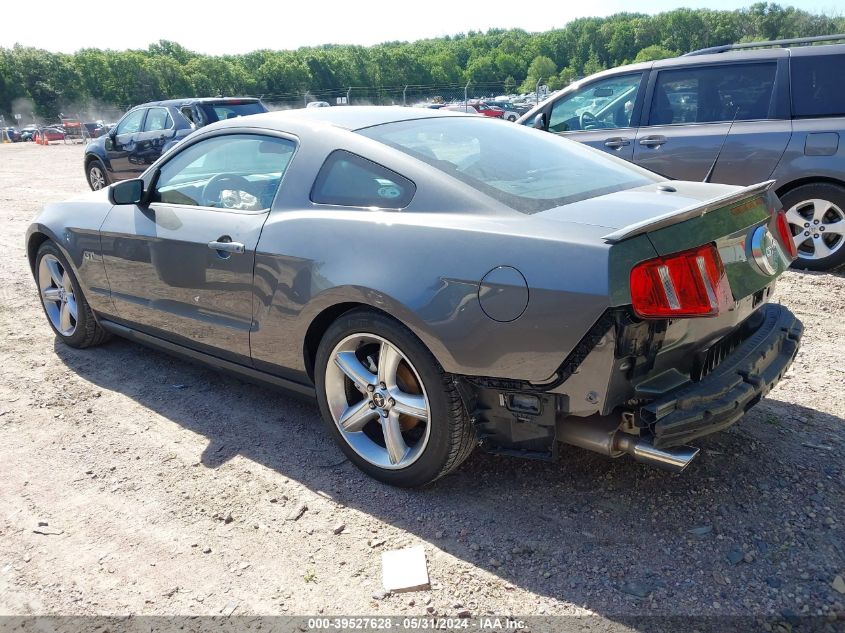 2010 Ford Mustang Gt VIN: 1ZVBP8CH5A5158940 Lot: 39527628