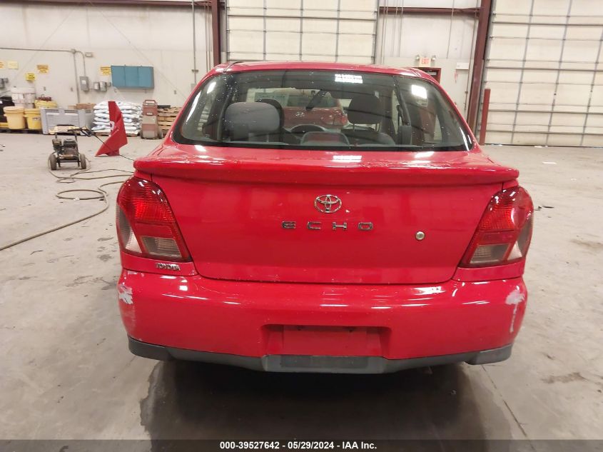 2001 Toyota Echo VIN: JTDBT123910198575 Lot: 39527642