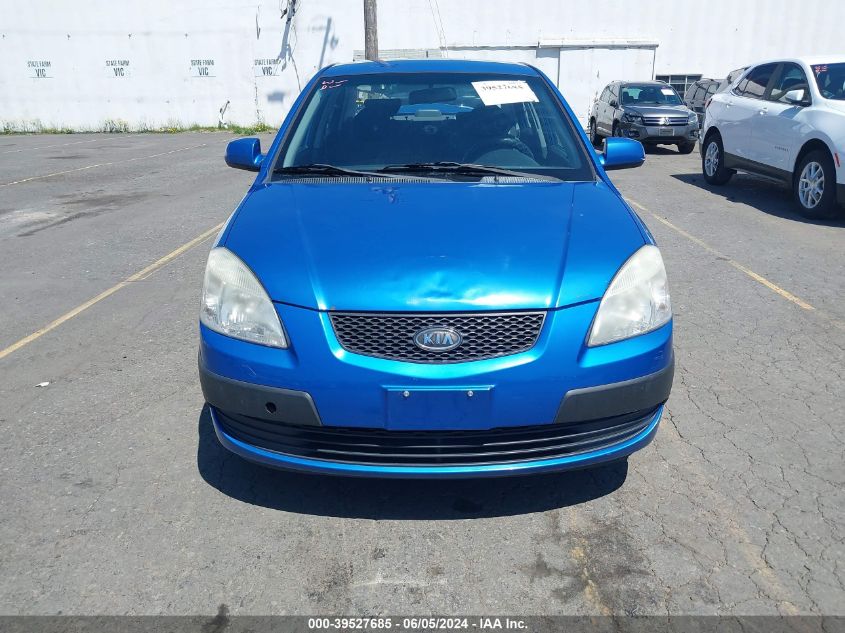 2008 Kia Rio Lx VIN: KNADE123186386370 Lot: 39527685