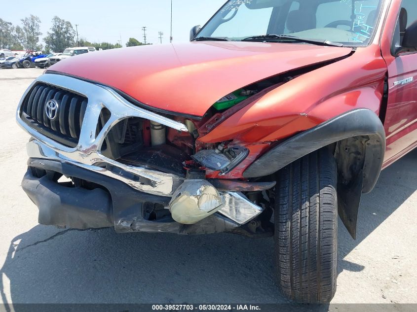 2004 Toyota Tacoma Prerunner V6 VIN: 5TESN92N94Z306062 Lot: 39527703