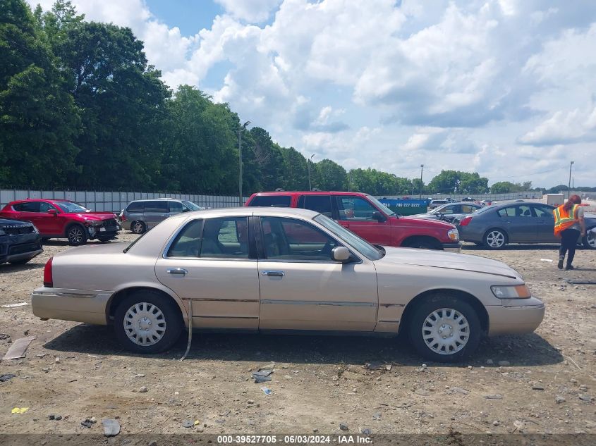 1998 Mercury Grand Marquis VIN: 2MEFM75W2WX628624 Lot: 39527705