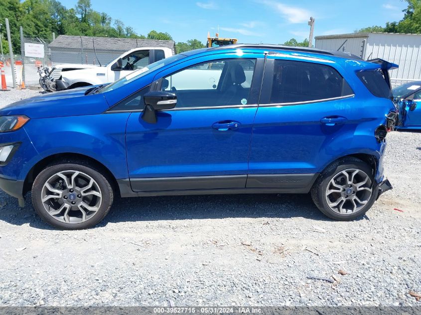 2019 Ford Ecosport Ses VIN: MAJ6S3JL1KC299424 Lot: 39527715