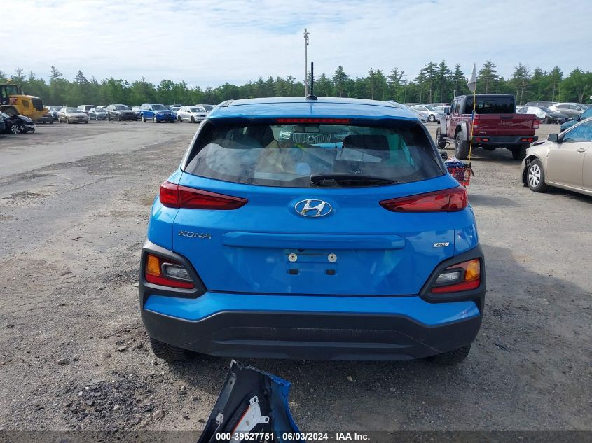 2019 Hyundai Kona Se VIN: KM8K1CAA9KU298005 Lot: 39527751