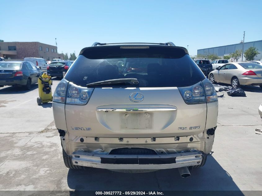 2007 Lexus Rx 350 VIN: JTJGK31U570004726 Lot: 39527772