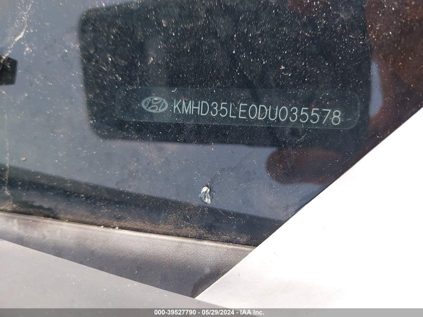 2013 Hyundai Elantra Gt VIN: KMHD35LE0DU035578 Lot: 39527790