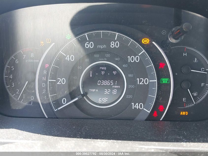 2013 Honda Cr-V Ex VIN: 2HKRM4H50DH609245 Lot: 39527792