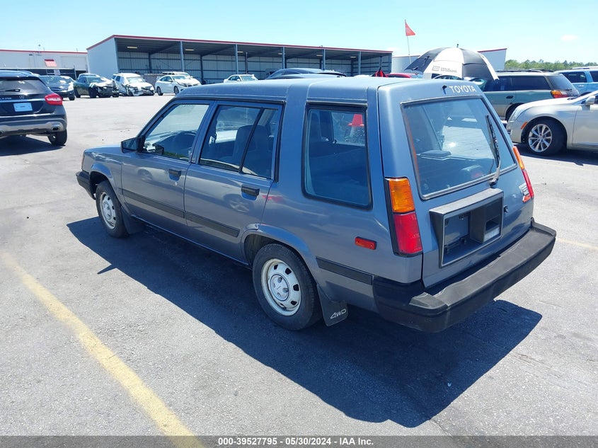 1987 Toyota Tercel Deluxe 4X4 VIN: JT2AL32WXH0272414 Lot: 39527795