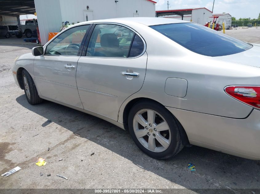 2005 Lexus Es 330 VIN: JTHBA30G155109578 Lot: 39527801