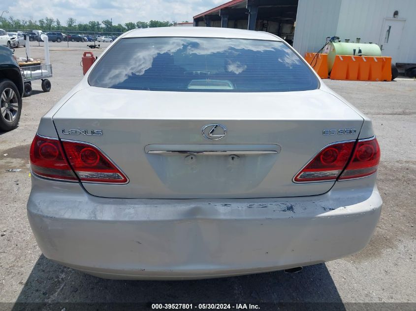 2005 Lexus Es 330 VIN: JTHBA30G155109578 Lot: 39527801