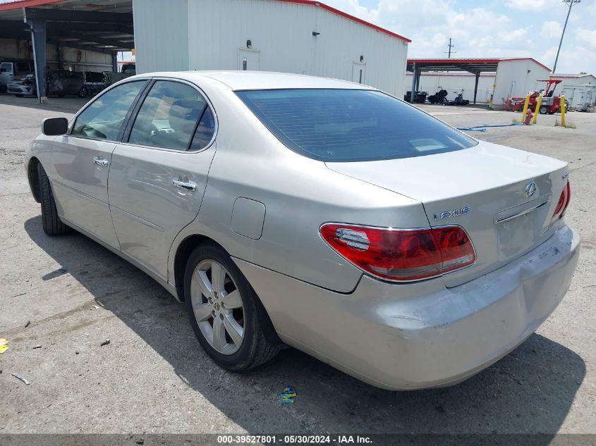 2005 Lexus Es 330 VIN: JTHBA30G155109578 Lot: 39527801