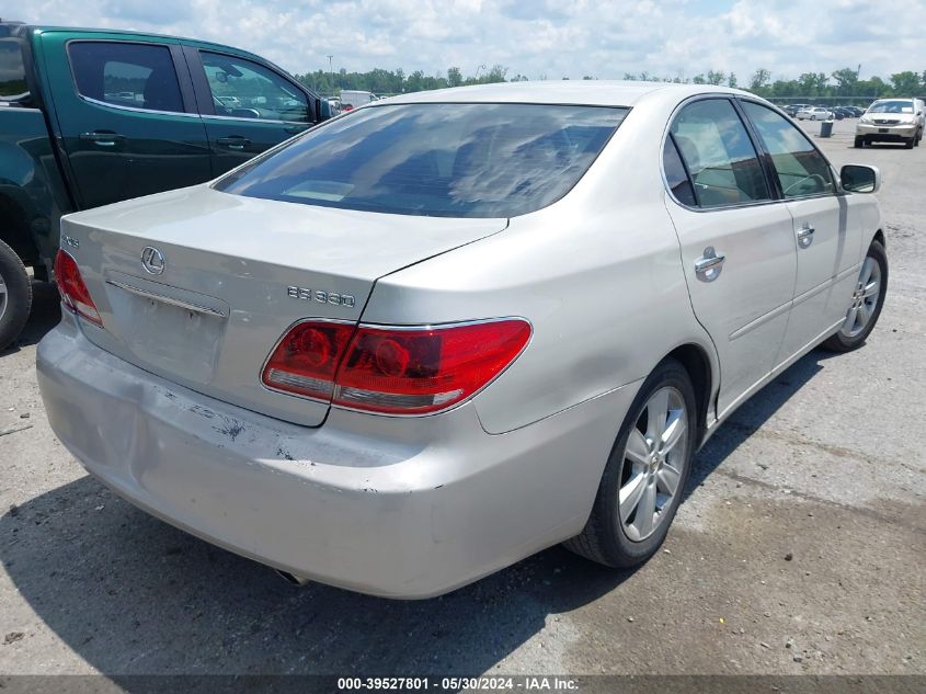 2005 Lexus Es 330 VIN: JTHBA30G155109578 Lot: 39527801