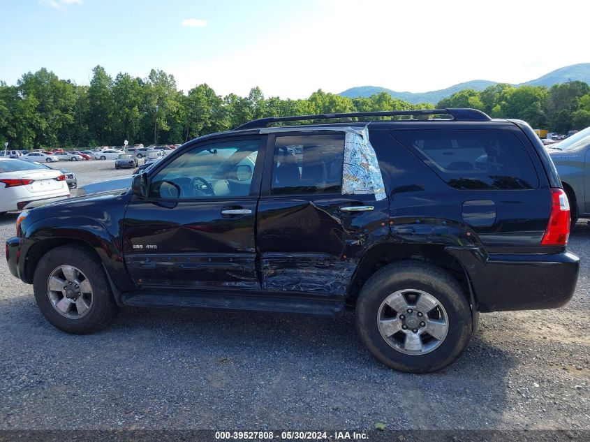 2007 Toyota 4Runner Sr5 V6 VIN: JTEBU14R078091712 Lot: 39527808