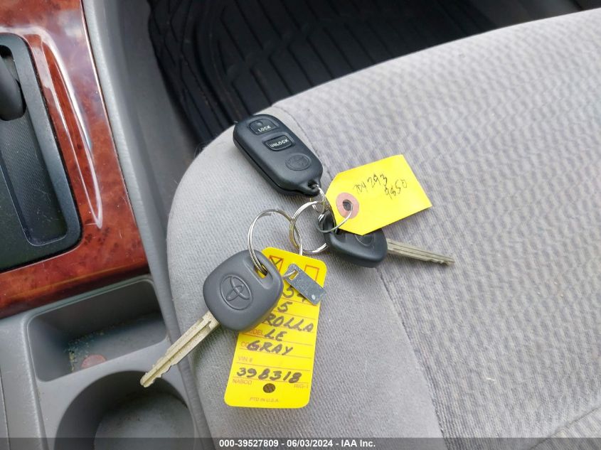 2005 Toyota Corolla Le VIN: 1NXBR32E65Z398318 Lot: 39527809