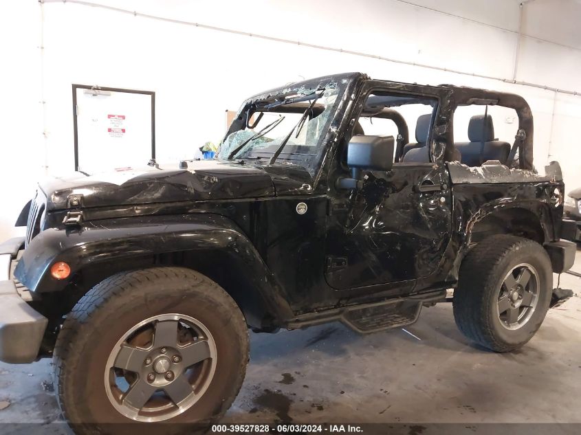 2012 Jeep Wrangler Sahara VIN: 1C4AJWBG3CL163789 Lot: 39527828