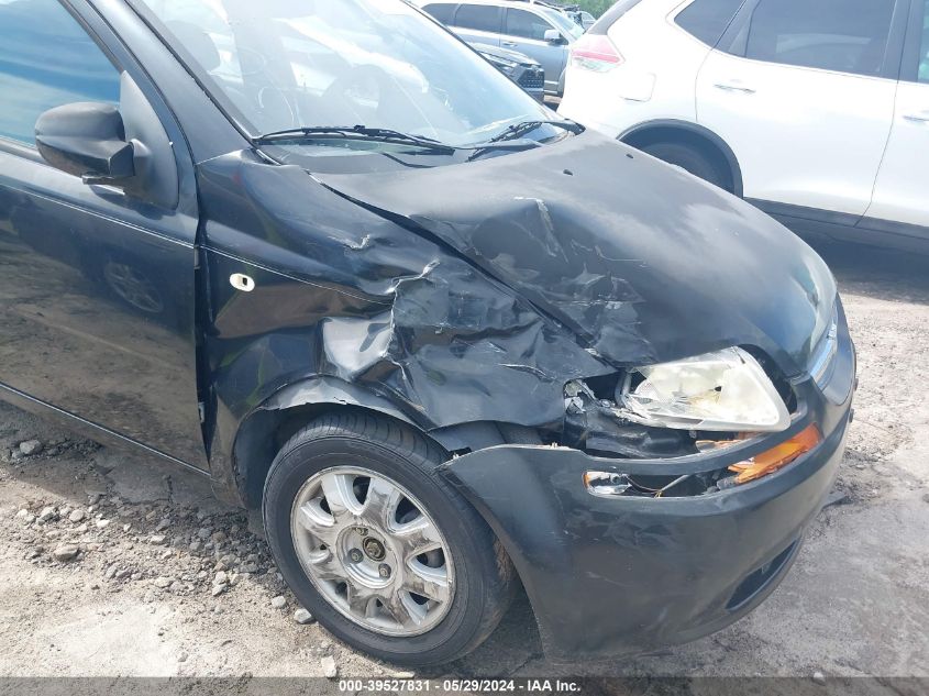 2005 Chevrolet Aveo Lt VIN: KL1TG62685B308307 Lot: 39527831