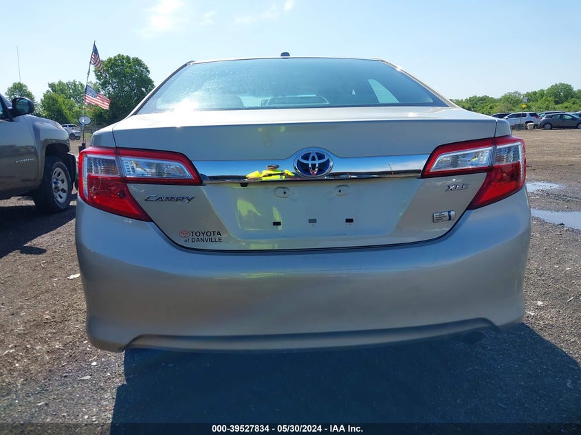 2014 TOYOTA CAMRY HYBRID XLE - 4T1BD1FK8EU113749