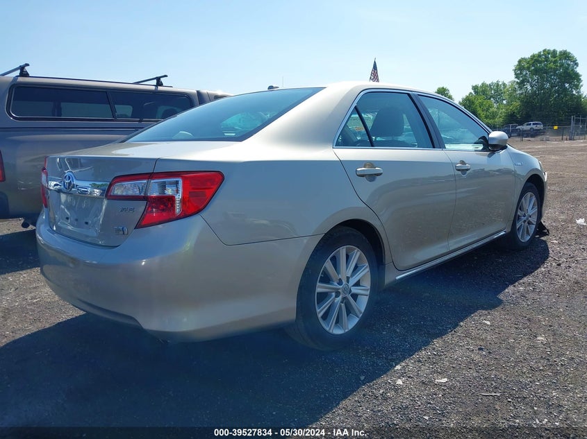 2014 TOYOTA CAMRY HYBRID XLE - 4T1BD1FK8EU113749